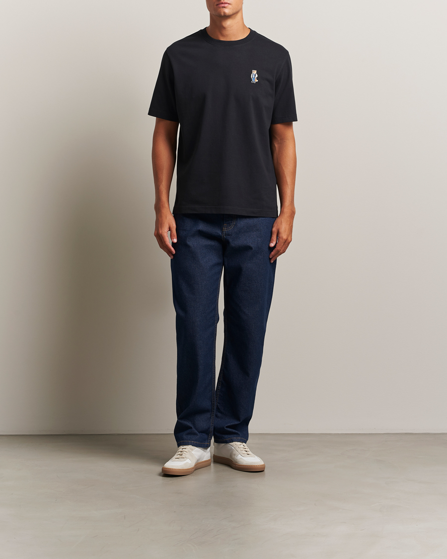 Herr | Jeans | Maison Kitsuné | Straight Fit Japanese Denim Jeans Indigo