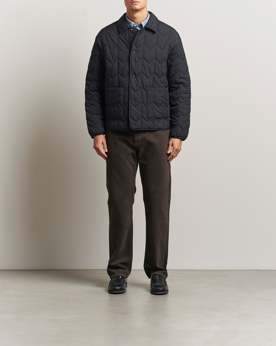 Herr | Jackor | Maison Kitsuné | Quilted Jacket Black