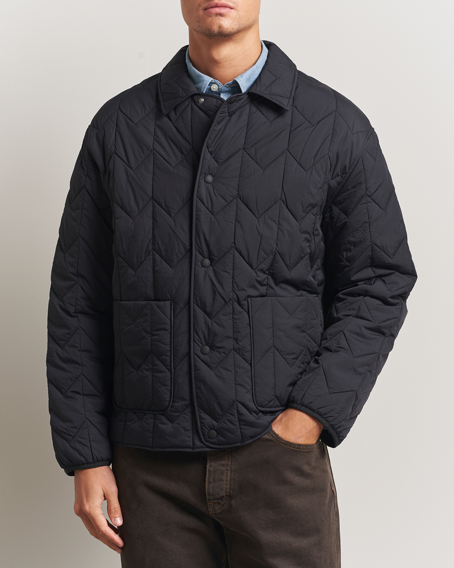 Herr | Jackor | Maison Kitsuné | Quilted Jacket Black