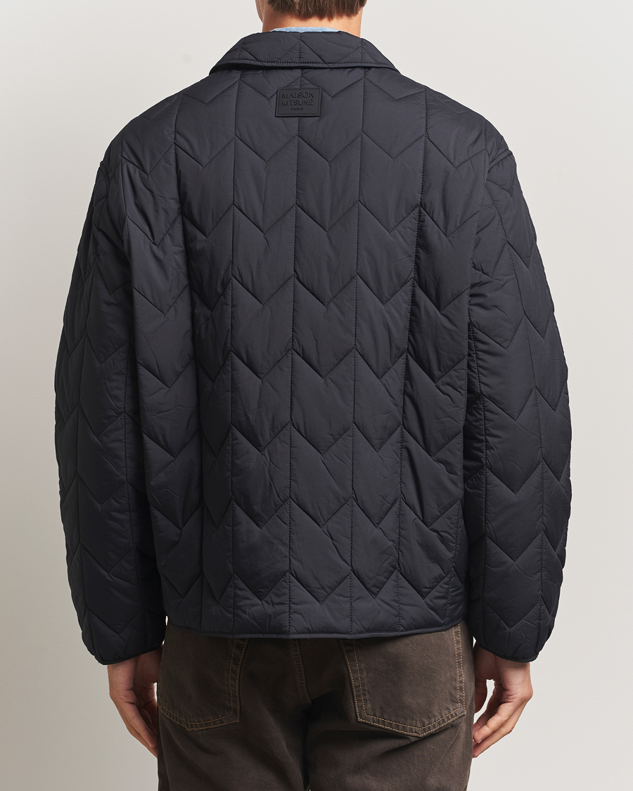 Herr | Jackor | Maison Kitsuné | Quilted Jacket Black