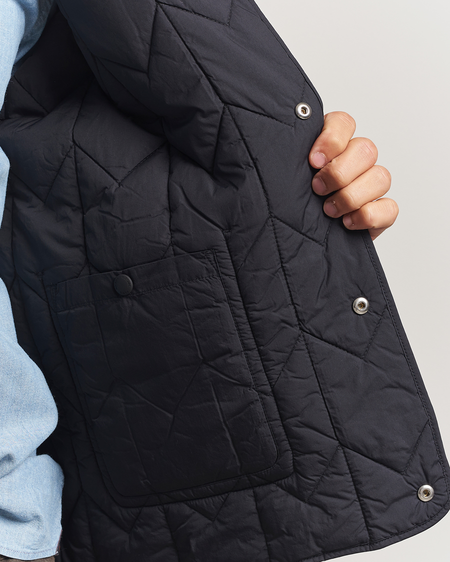 Herr | Jackor | Maison Kitsuné | Quilted Jacket Black