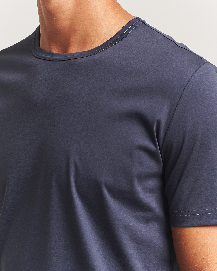 Herr | T-Shirts | Tiger of Sweden | Olaf Mercerized Cotton T-Shirt Light Ink