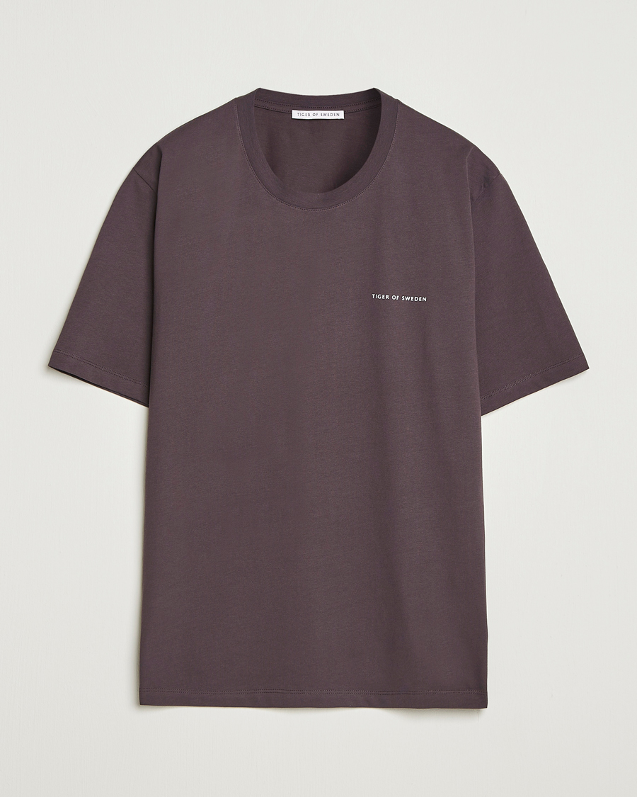 Herr | T-Shirts | Tiger of Sweden | Pro Logo Crew Neck T-Shirt Triumph Steel
