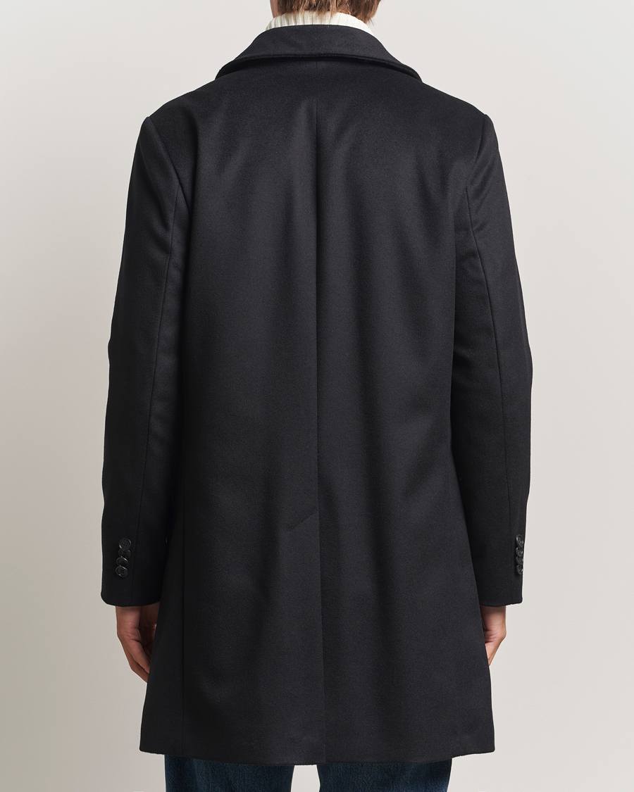 Herr | Jackor | Tiger of Sweden | Aleric Wool/Cashmere Stand Up Coat Black