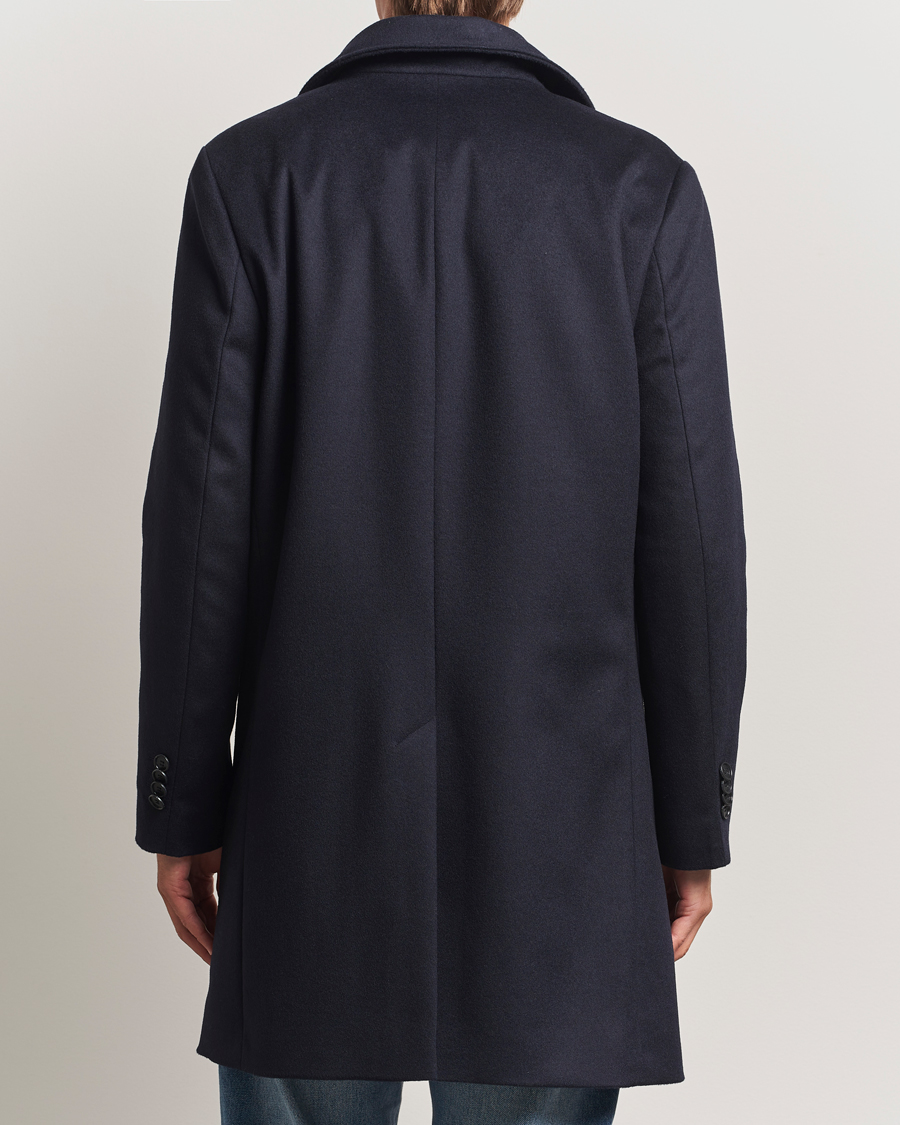 Herr | Jackor | Tiger of Sweden | Aleric Wool/Cashmere Stand Up Coat Light Ink