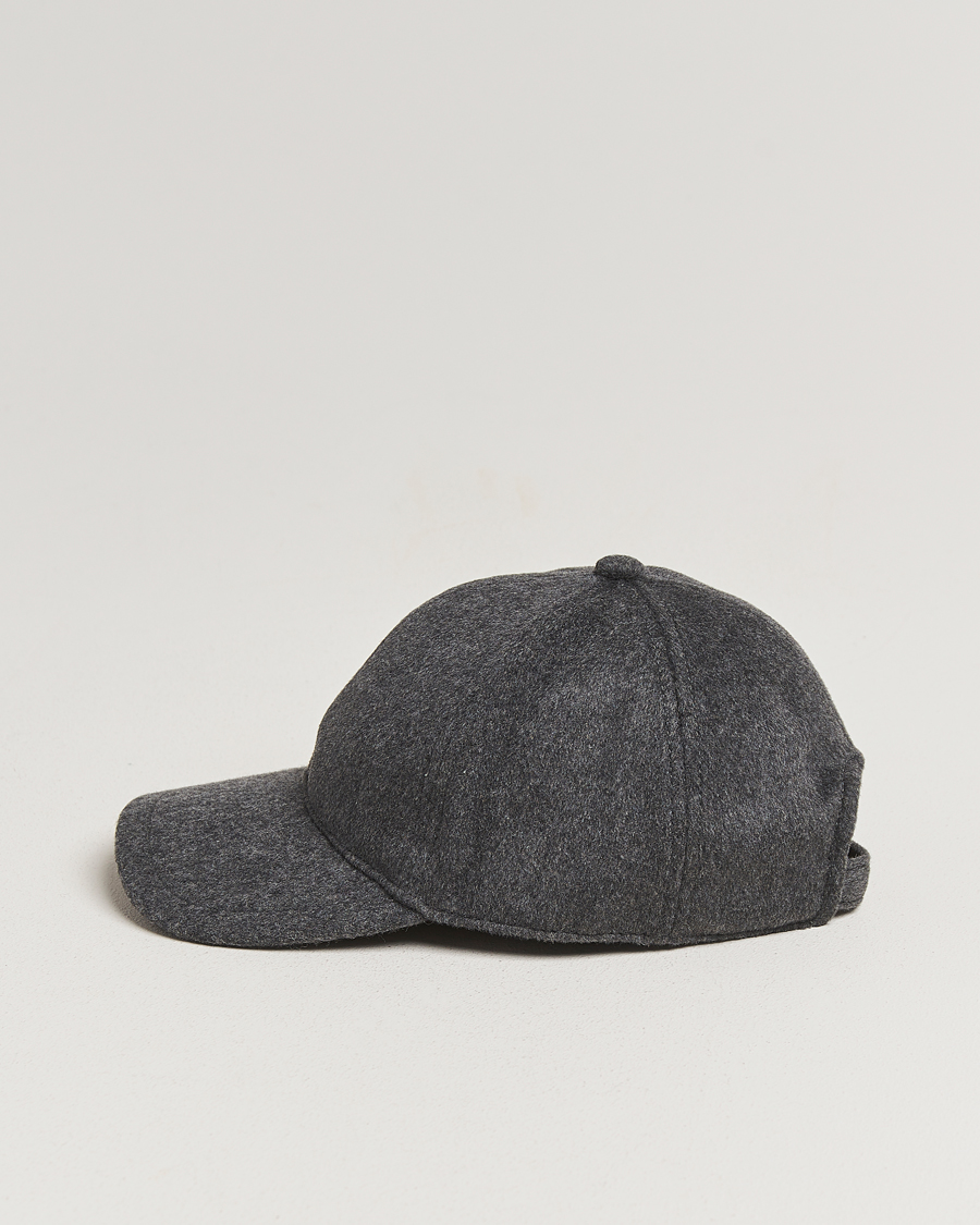 Herr | Hattar & kepsar | Tiger of Sweden | Hent Wool/Cashmere Cap Dark Grey Melange