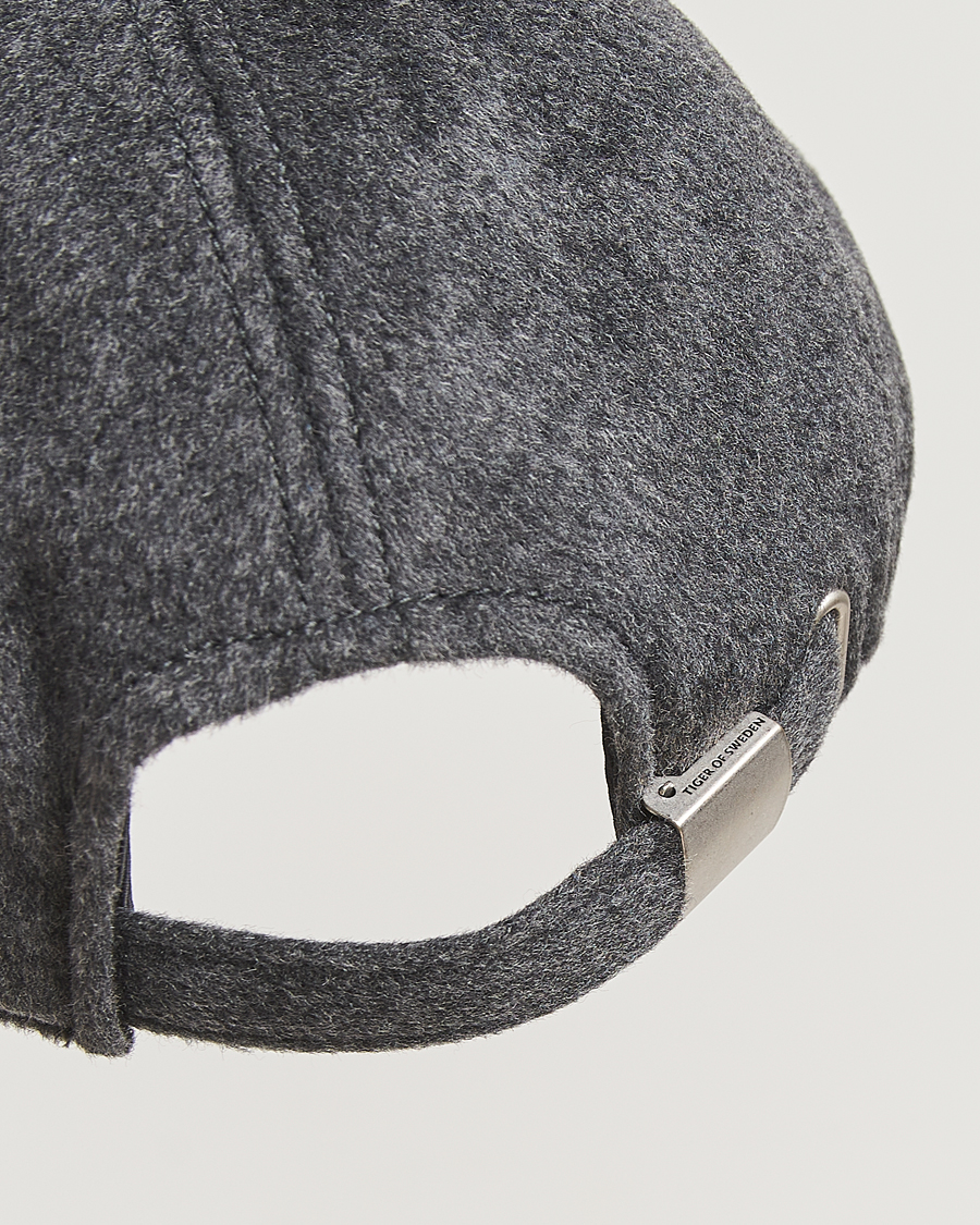 Herr | Hattar & kepsar | Tiger of Sweden | Hent Wool/Cashmere Cap Dark Grey Melange