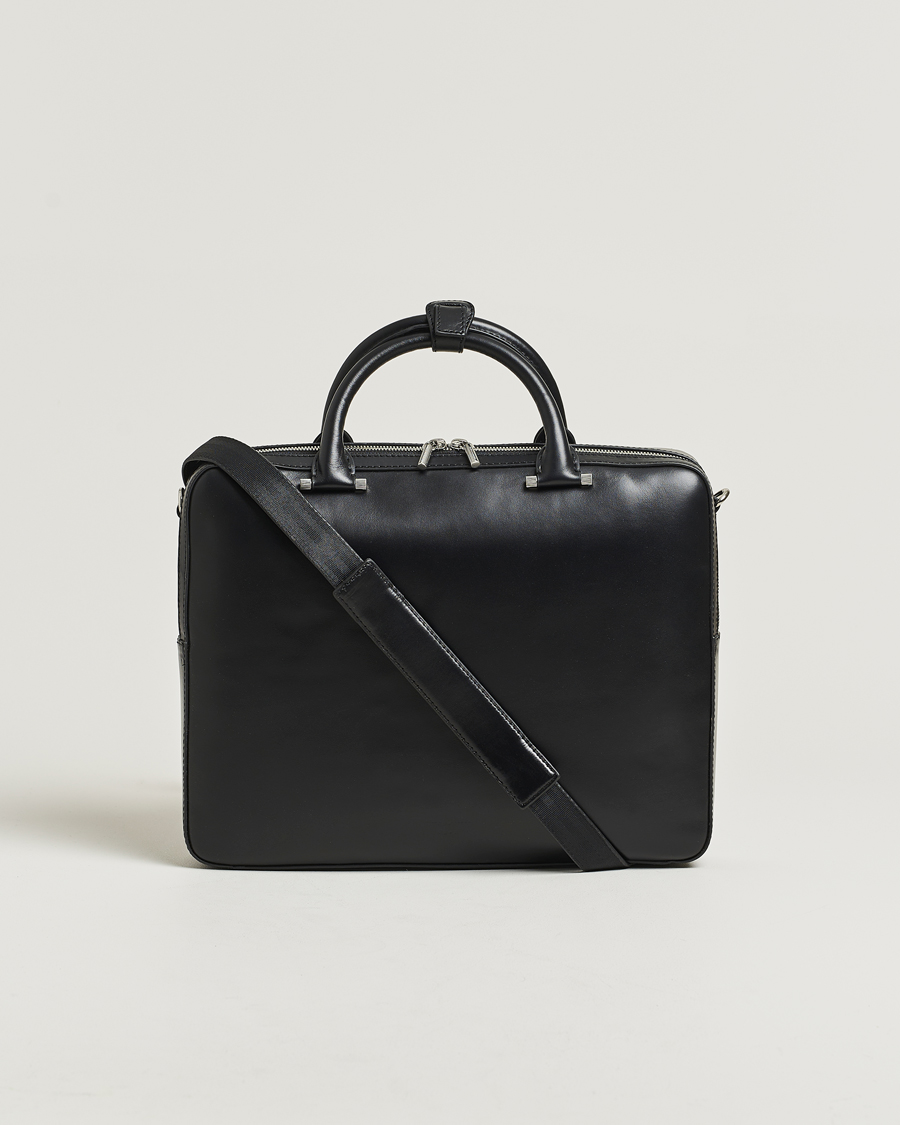 Herr | Väskor | Tiger of Sweden | Valise Smooth Leather Briefcase Black