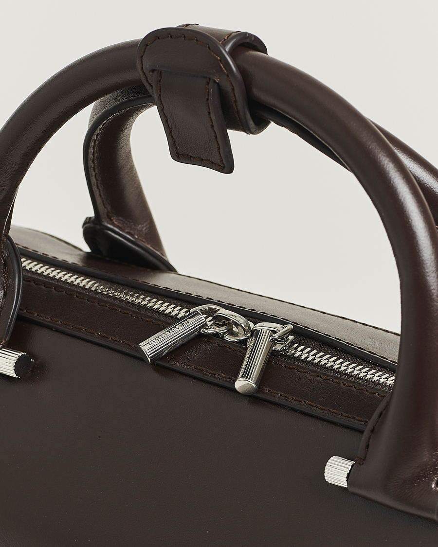 Herr | Väskor | Tiger of Sweden | Valise Smooth Leather Briefcase Dark Brown