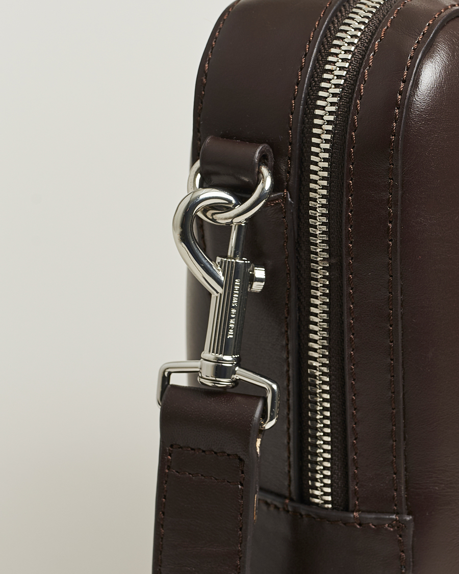 Herr | Väskor | Tiger of Sweden | Valise Smooth Leather Briefcase Dark Brown