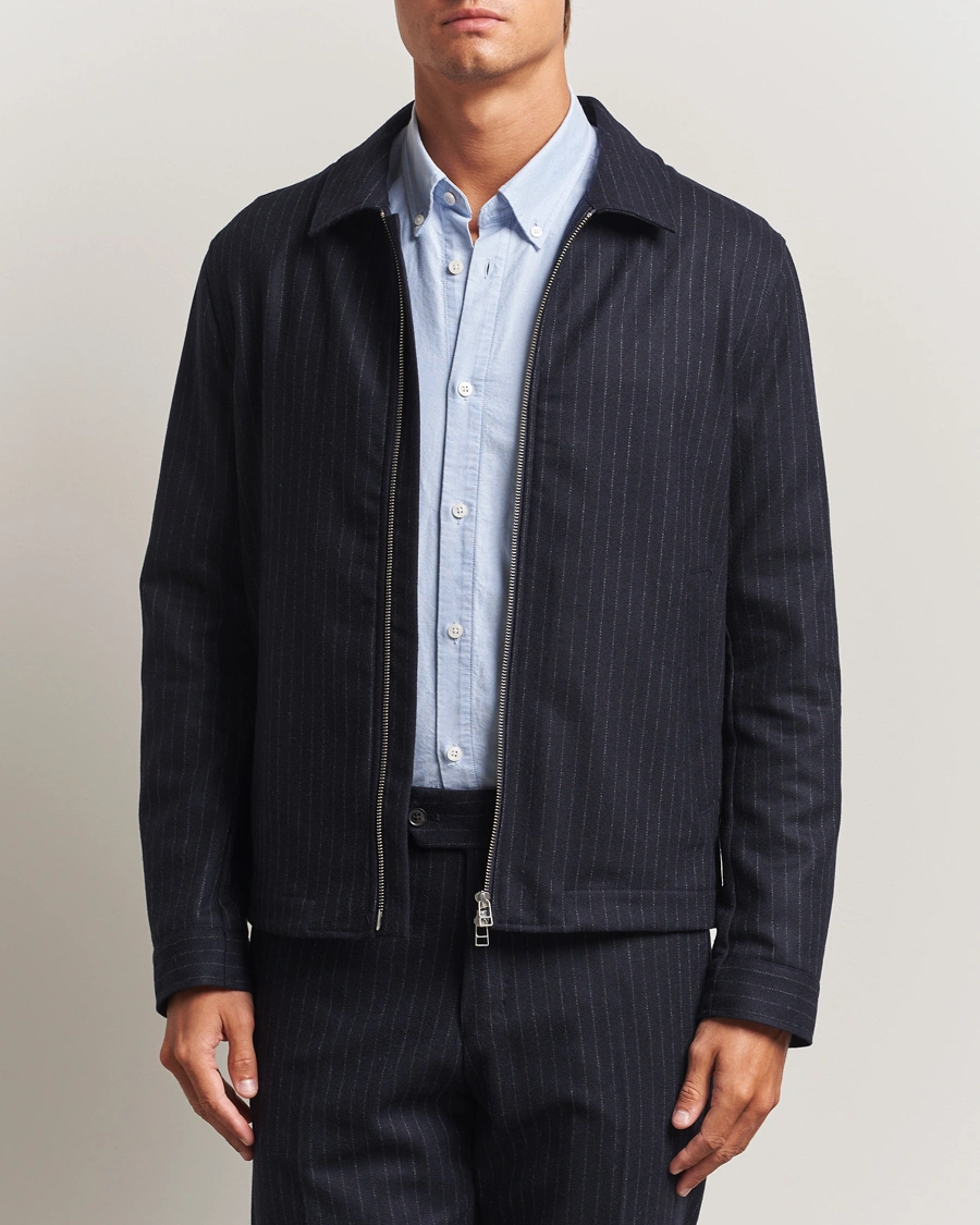 Herr | Jackor | Tiger of Sweden | Barnaby Wool Pinstriped Jacket Blue Function