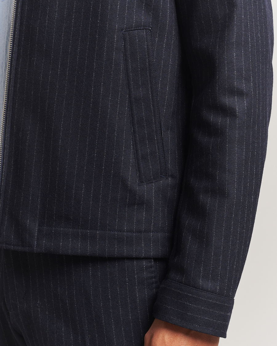 Herr | Jackor | Tiger of Sweden | Barnaby Wool Pinstriped Jacket Blue Function