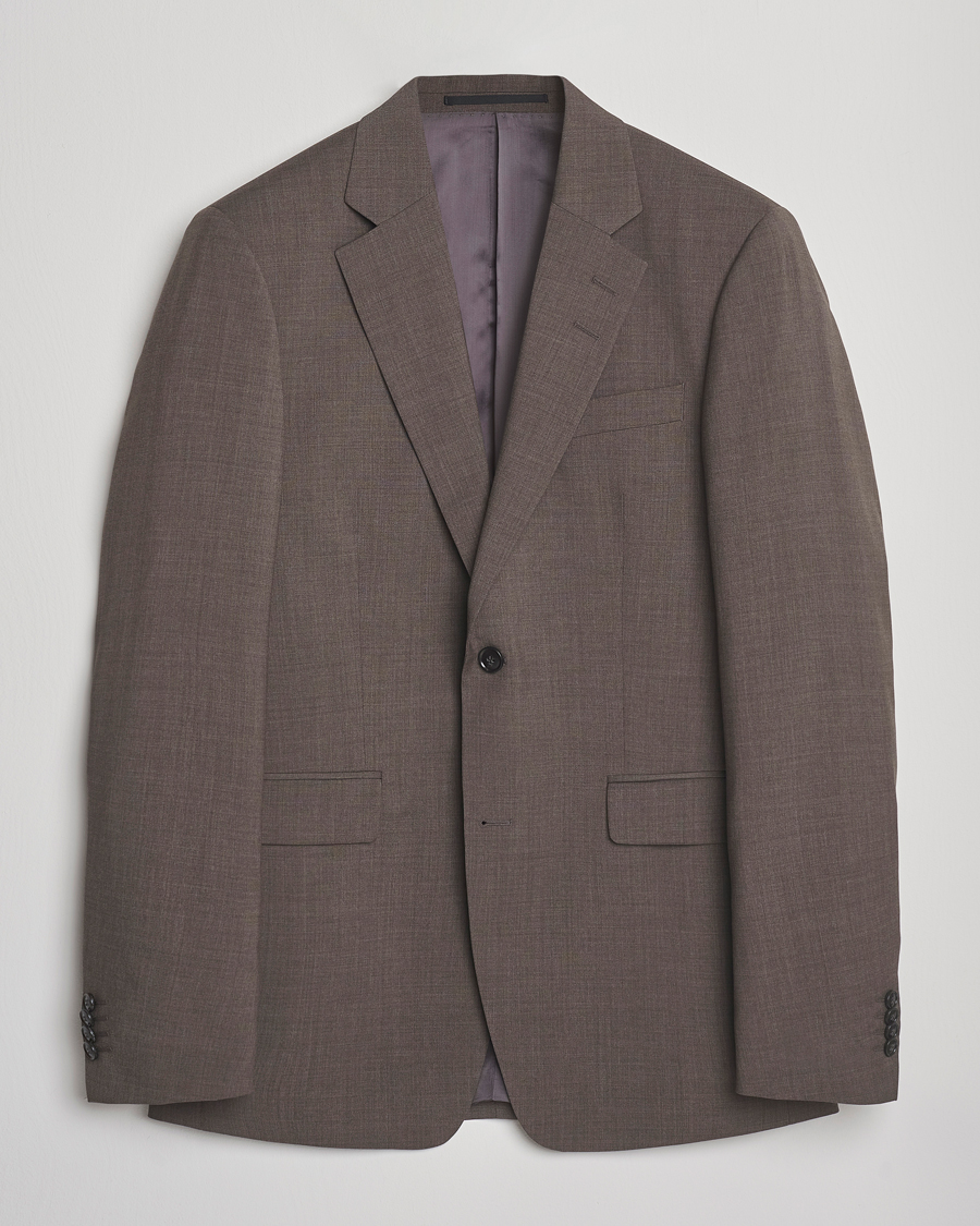 Herr | Kavajer | Tiger of Sweden | Justin Wool Suit Blazer Mud
