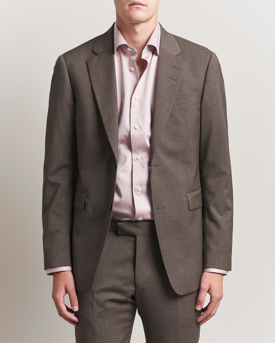 Herr | Kavajer | Tiger of Sweden | Justin Wool Suit Blazer Mud