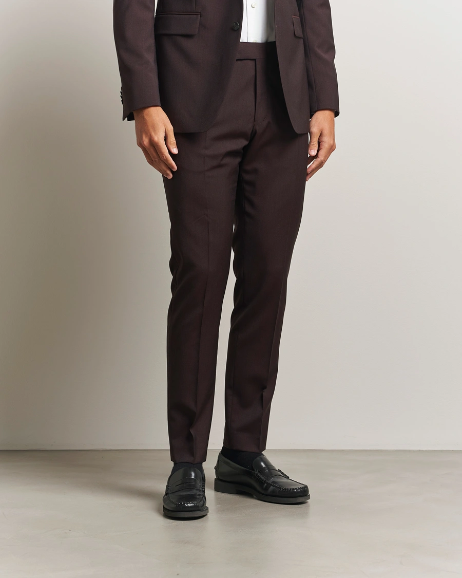 Herr | Byxor | Tiger of Sweden | Tenuta Wool Suit Trousers Triumph Steel