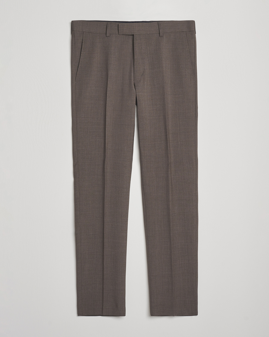 Herr | Byxor | Tiger of Sweden | Tenuta Wool Suit Trousers Mud