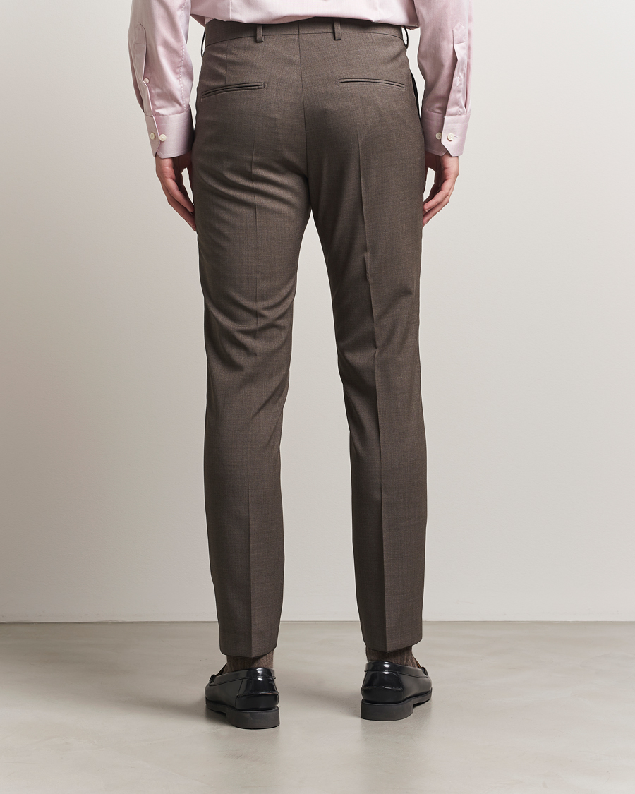Herr | Byxor | Tiger of Sweden | Tenuta Wool Suit Trousers Mud
