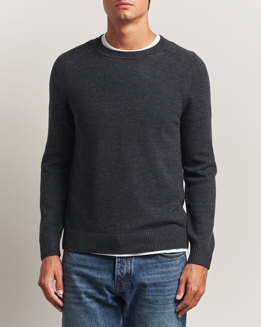 Herr | Tröjor | Tiger of Sweden | Martin Merino Sweater Grey Street