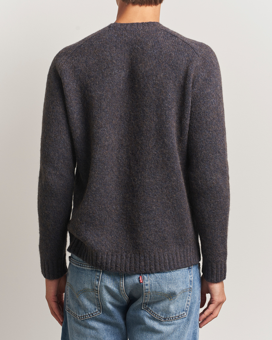 Herr | Tröjor | Tiger of Sweden | Adryan Yak/Alpaca Knitted Sweater Blue Function