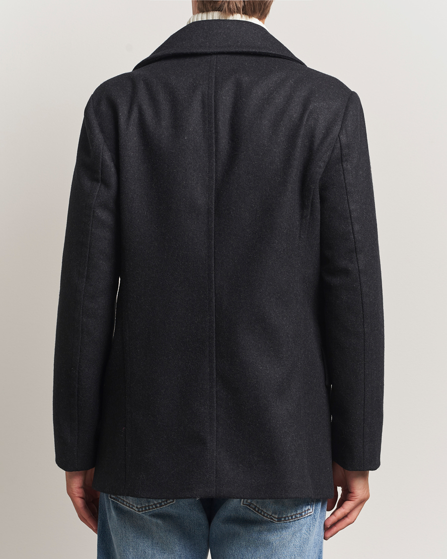 Herr | Jackor | Tiger of Sweden | Mahler Wool/Cashmere Peacoat Charcoal