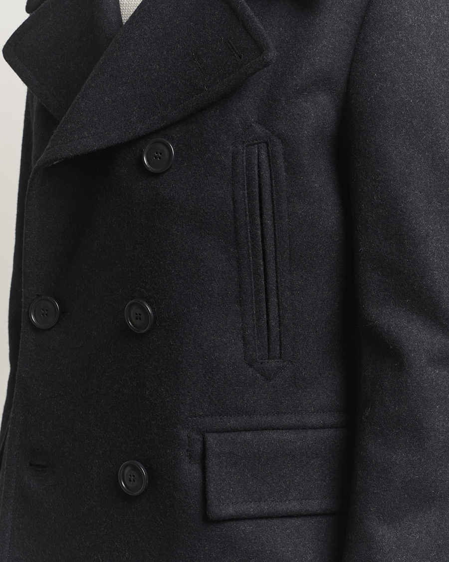 Herr | Jackor | Tiger of Sweden | Mahler Wool/Cashmere Peacoat Charcoal