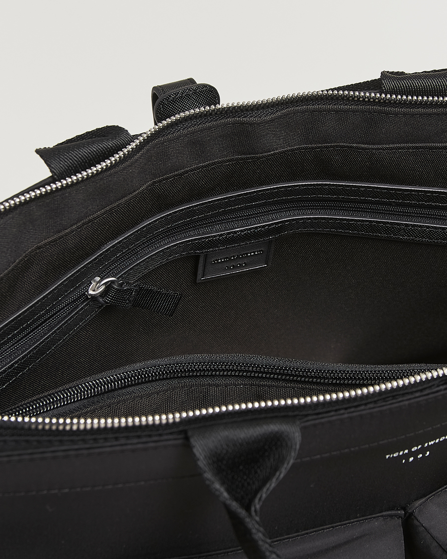 Herr | Väskor | Tiger of Sweden | Sonor Nylon Briefcase Black