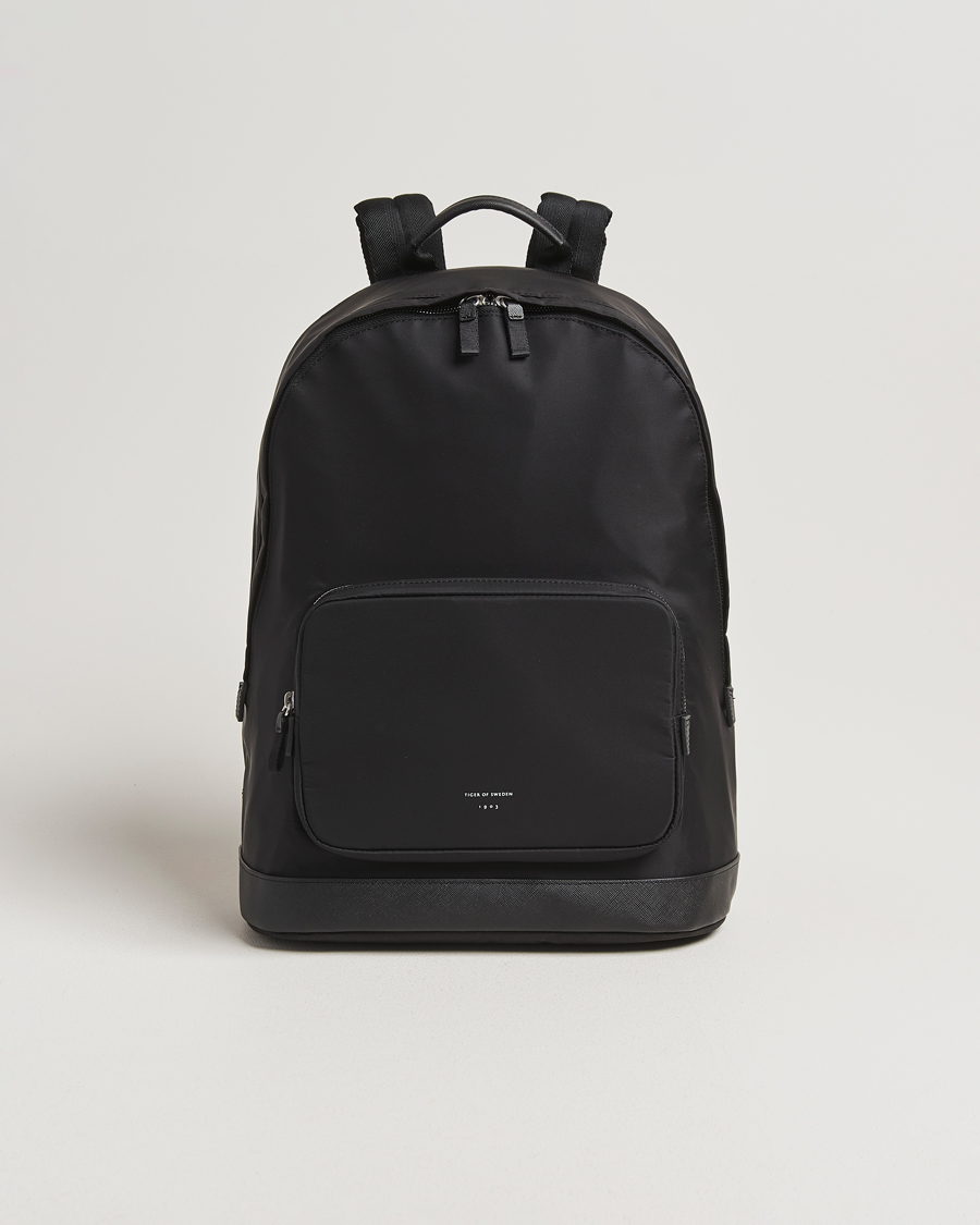 Herr | Väskor | Tiger of Sweden | Dorsu Nylon Backpack Black