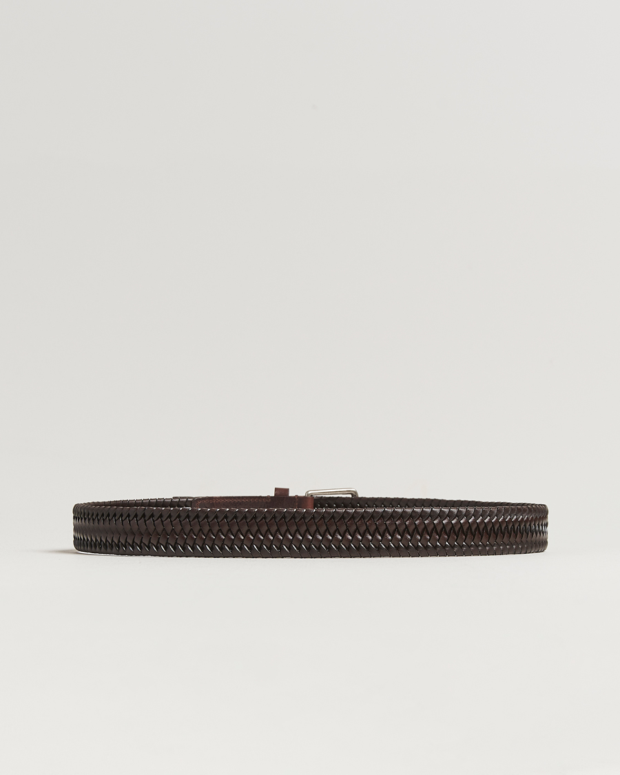 Herr | Bälten | Tiger of Sweden | Braidant Braided Belt Dark Brown