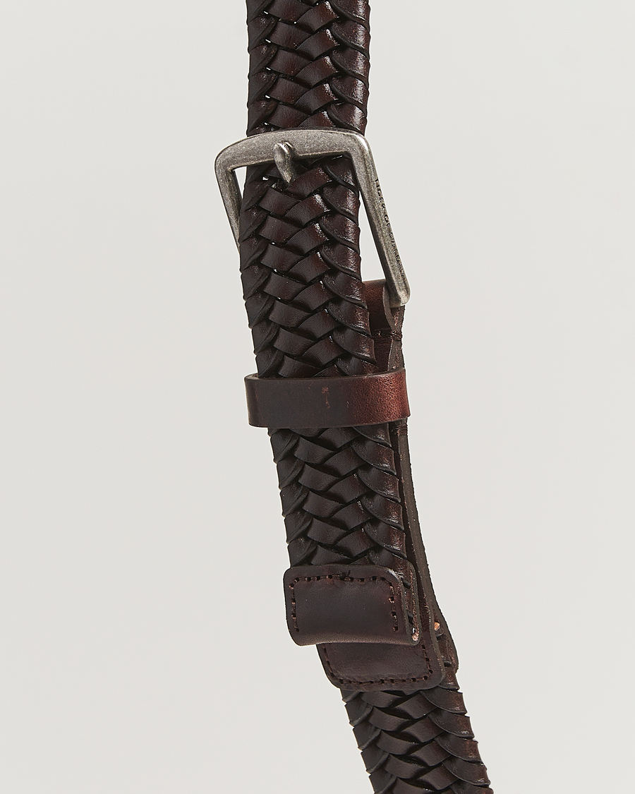 Herr | Bälten | Tiger of Sweden | Braidant Braided Belt Dark Brown