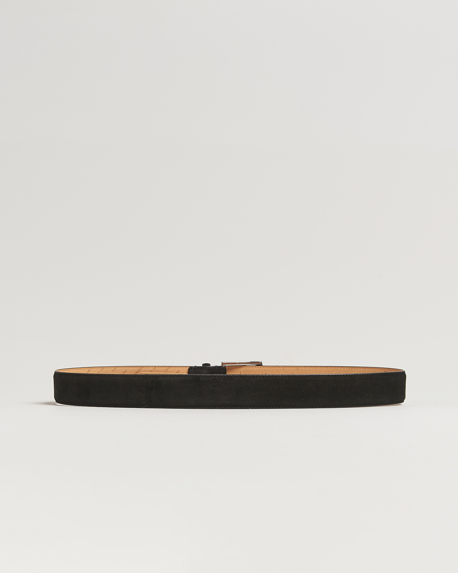 Herr | Bälten | Tiger of Sweden | Bergstroms Suede Belt Black