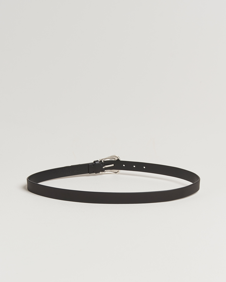 Herr | Bälten | Tiger of Sweden | Ecus Western Leather Belt Black