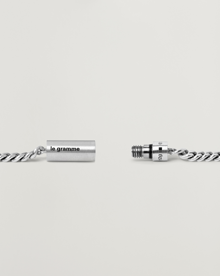 Herr | Smycken | LE GRAMME | Curb Chain Cable Bracelet Sterling Silver 12g