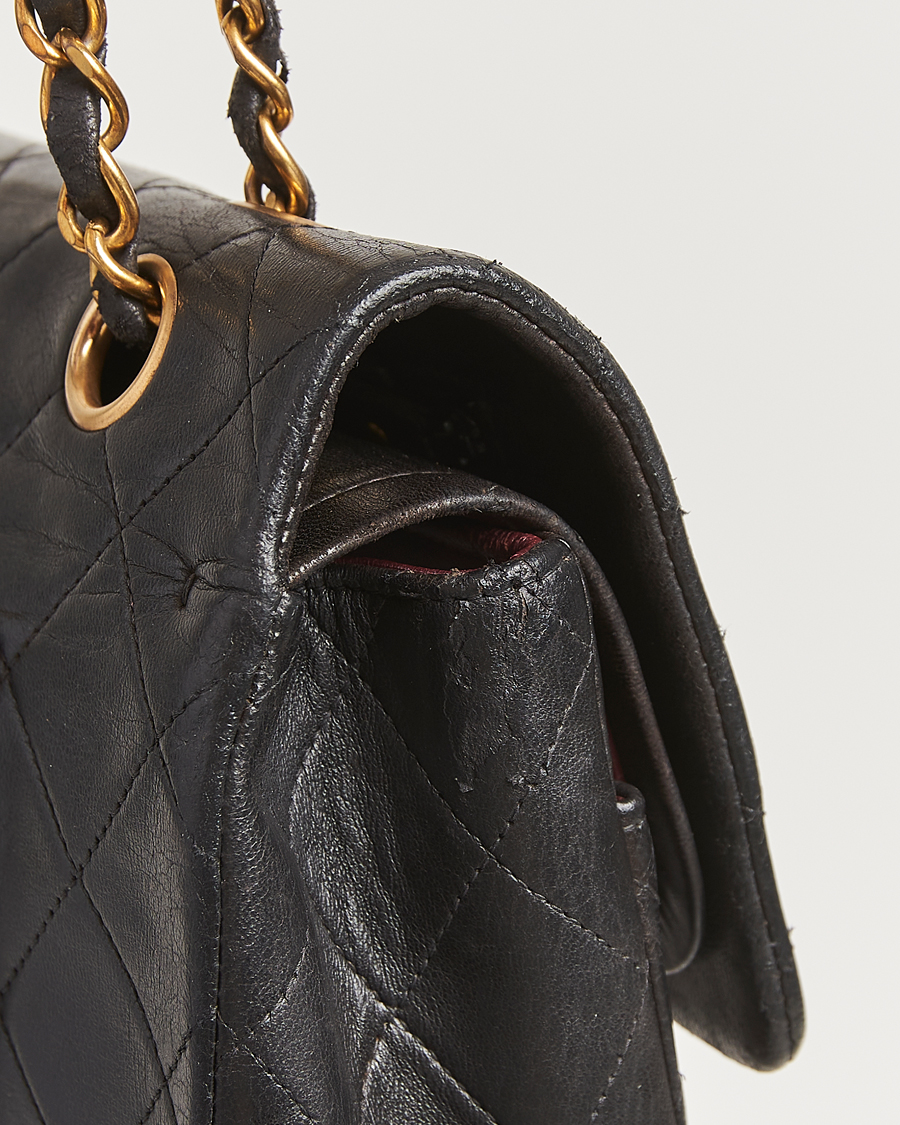 Herr | Gifts for Her | Chanel Pre-Owned | Classic Double Flap Medium Lambskin Black