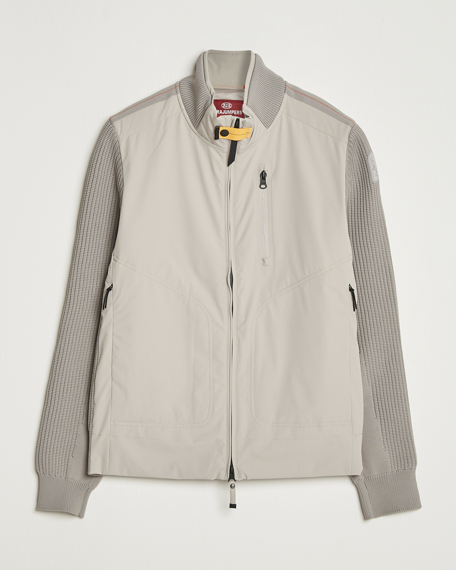 Herr | Jackor | Parajumpers | Zorba Tech Knit Hybrid Jacket Chateau Grey