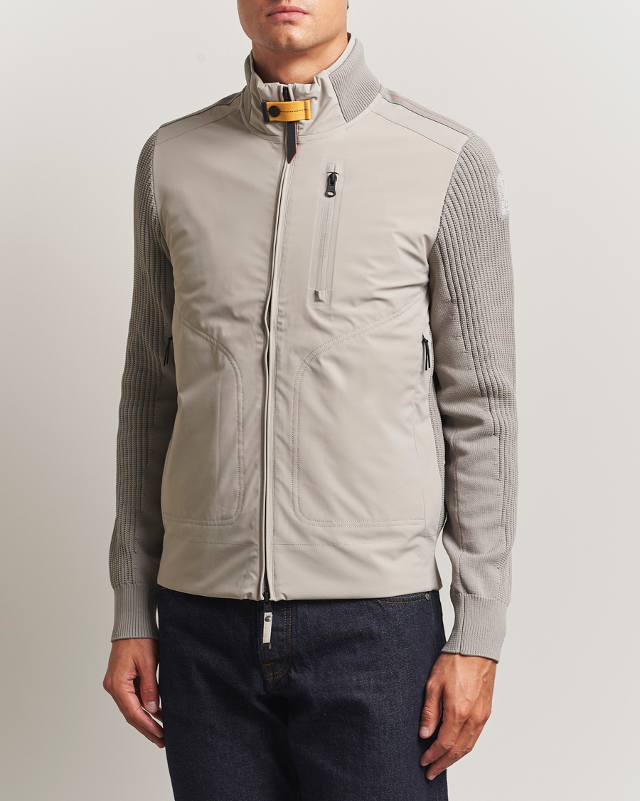 Herr | Jackor | Parajumpers | Zorba Tech Knit Hybrid Jacket Chateau Grey