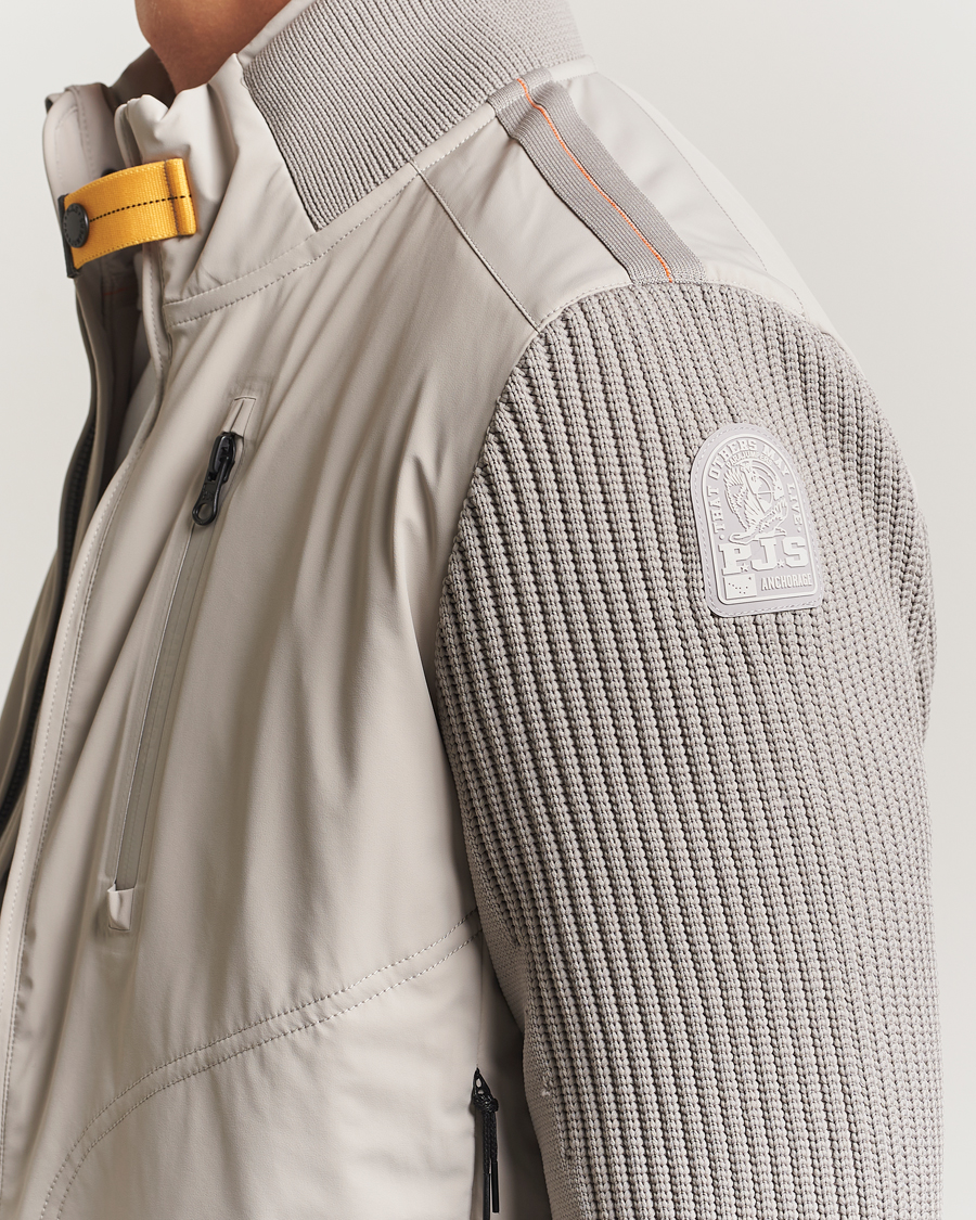 Herr | Jackor | Parajumpers | Zorba Tech Knit Hybrid Jacket Chateau Grey