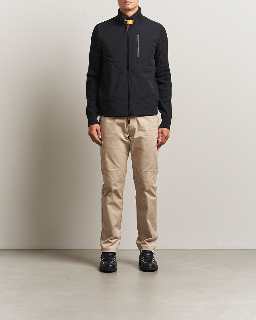 Herr | Jackor | Parajumpers | Zorba Tech Knit Hybrid Jacket Black