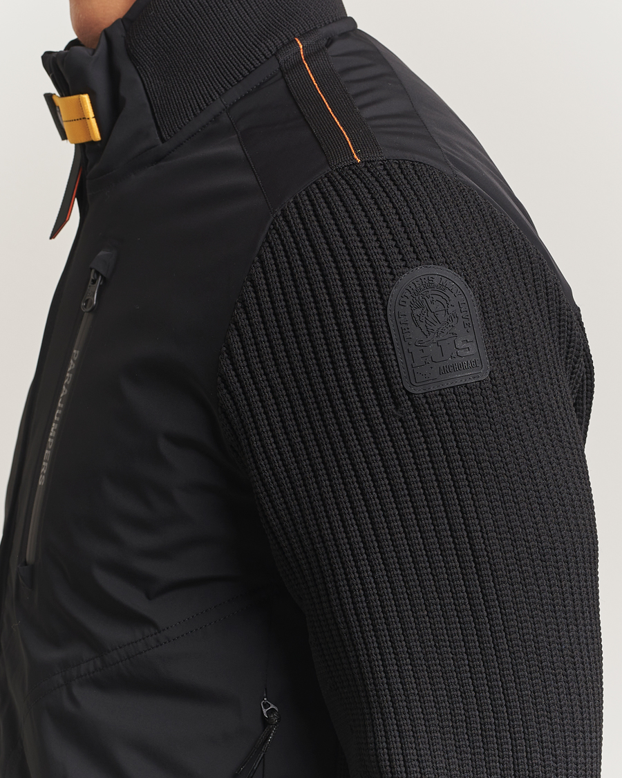 Herr | Jackor | Parajumpers | Zorba Tech Knit Hybrid Jacket Black
