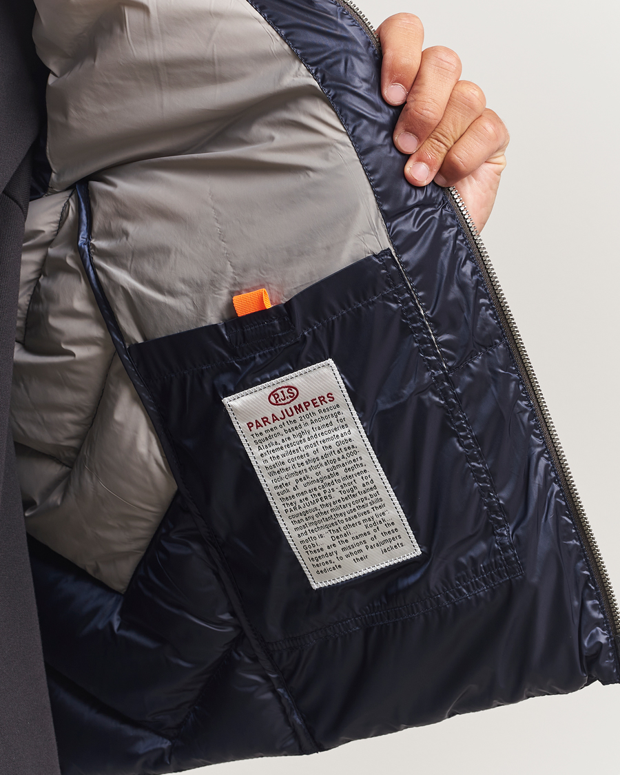 Herr | Jackor | Parajumpers | Jeordie Sheen Vest Blue Navy