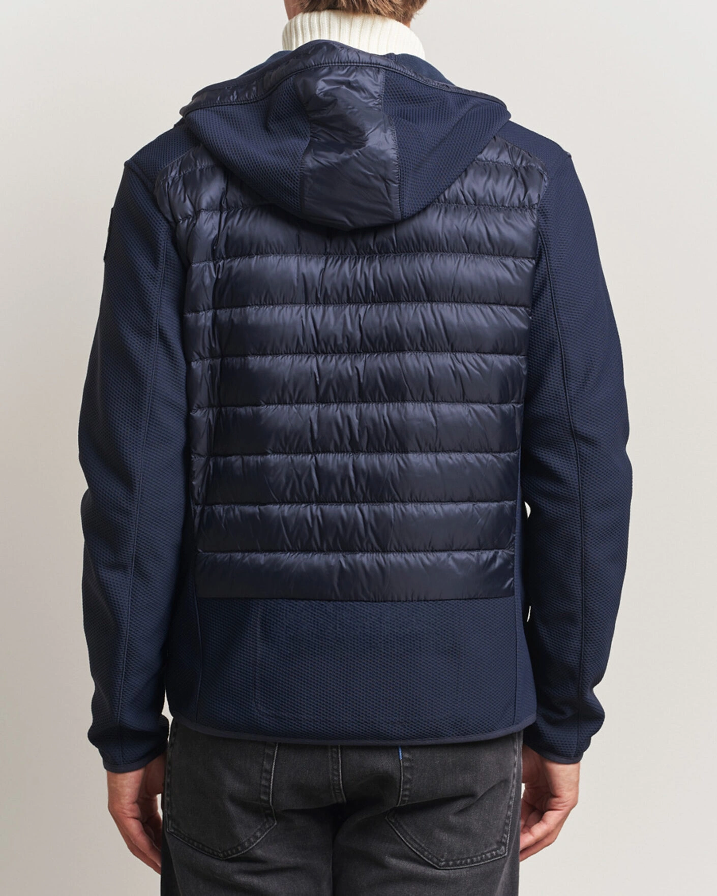 Herr | Jackor | Parajumpers | Nolan Warm Up Hybrid Hooded Jacket Blue Navy