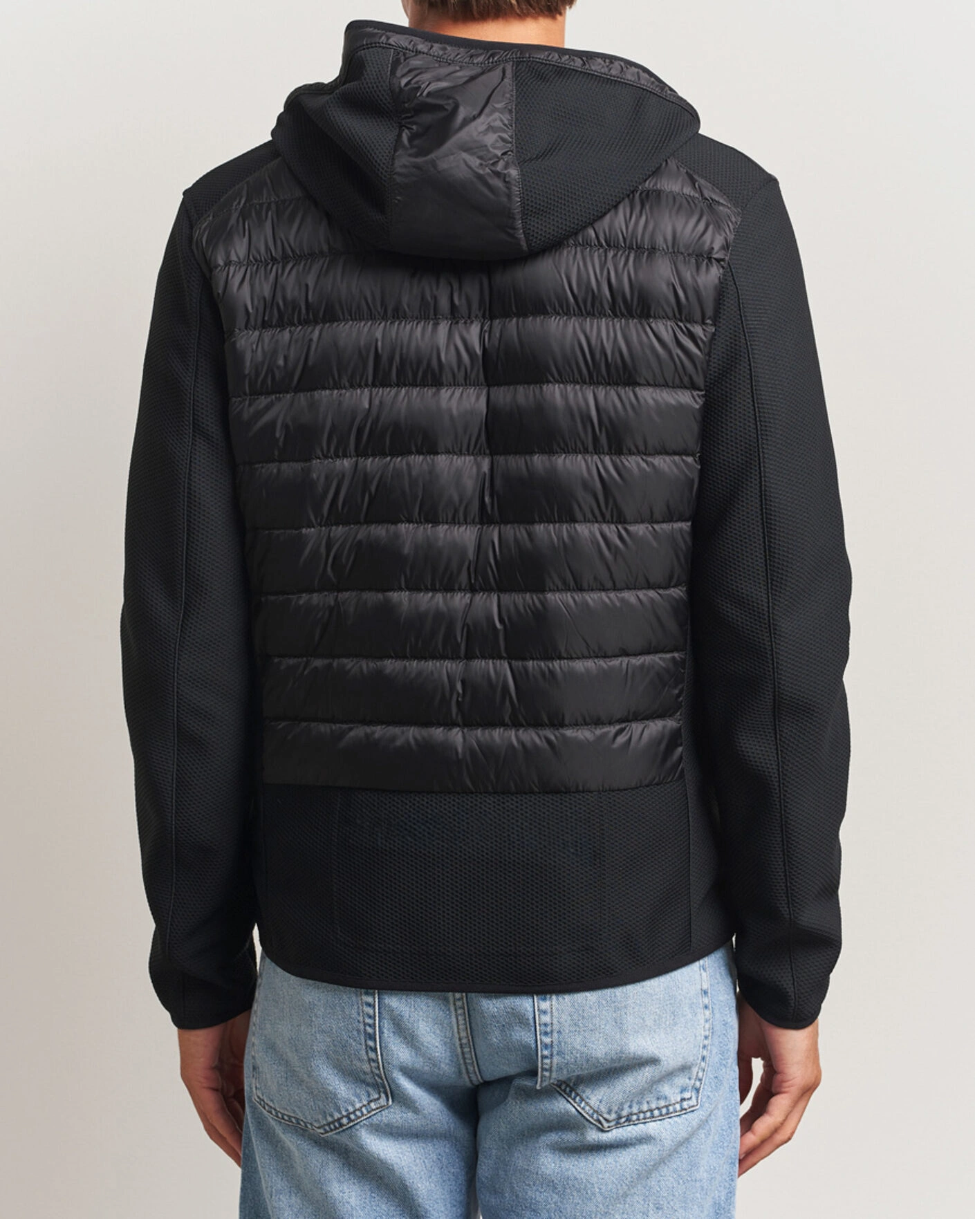 Herr | Jackor | Parajumpers | Nolan Warm Up Hybrid Hooded Jacket Black