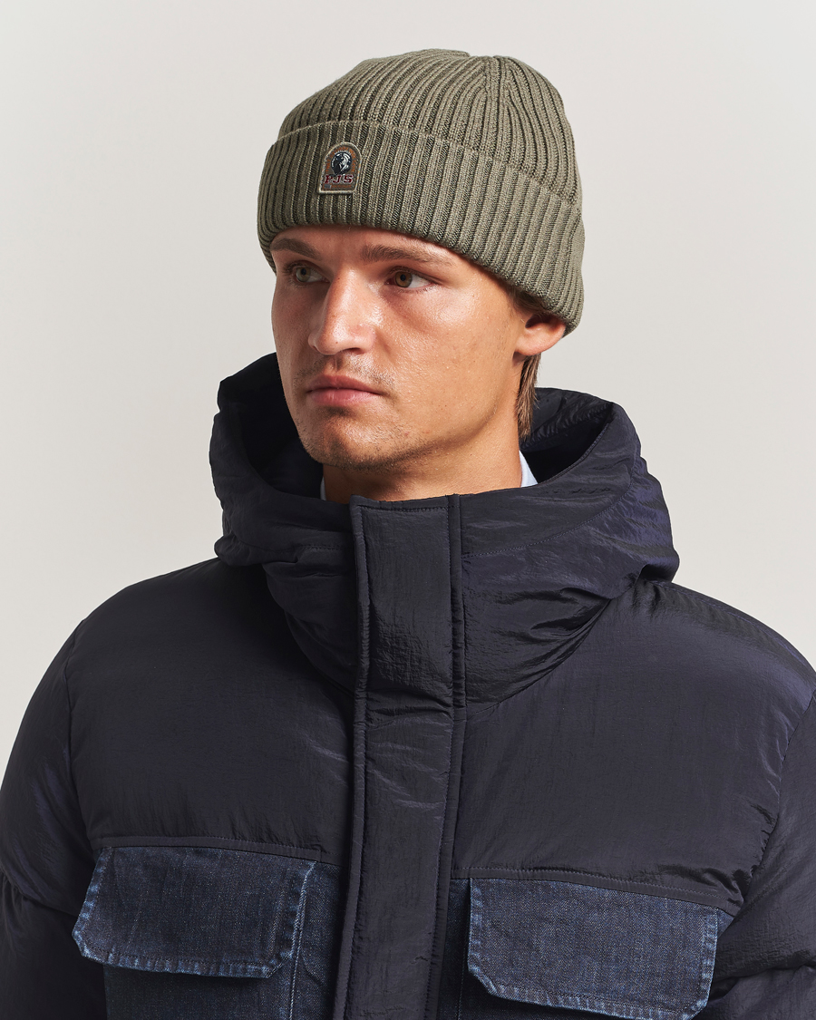 Herr | Mössor | Parajumpers | Ribbed Hat Olive Grey