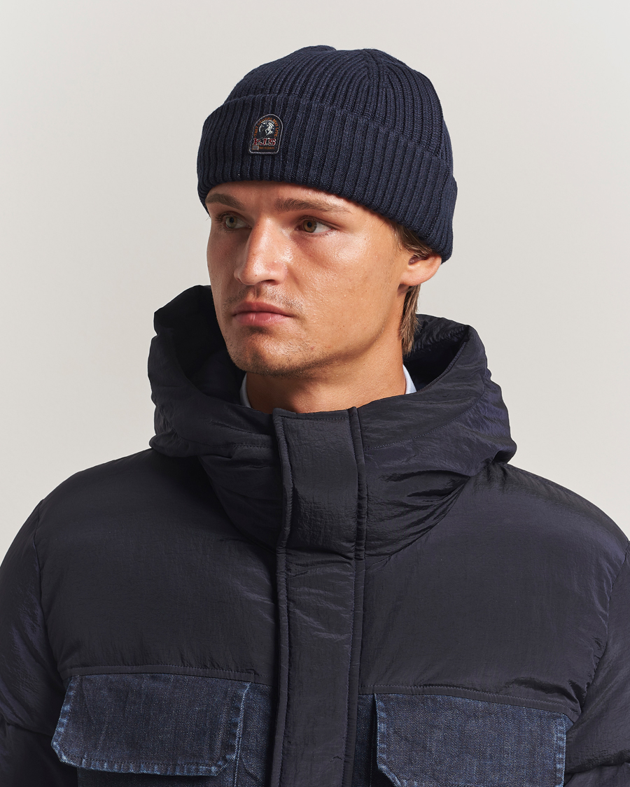 Herr | Mössor | Parajumpers | Ribbed Hat Blue Navy
