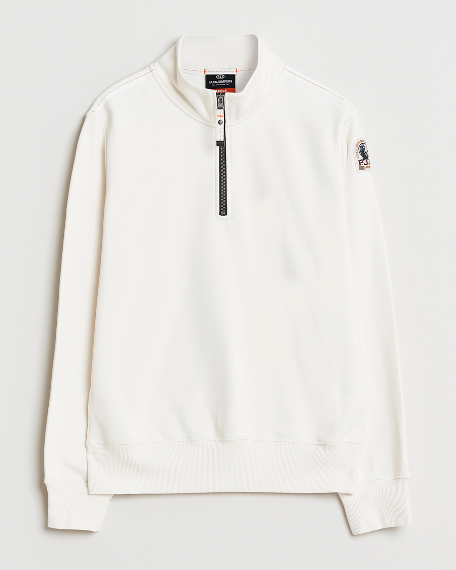 Herr | Tröjor | Parajumpers | Broad Peak Super Easy Half Zip Sweatshirt Purity