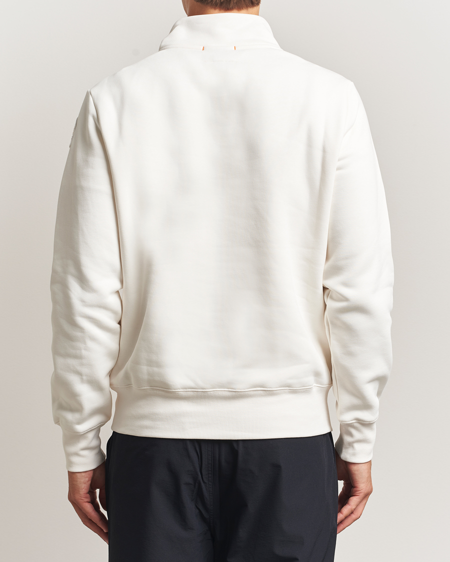 Herr | Tröjor | Parajumpers | Broad Peak Super Easy Half Zip Sweatshirt Purity