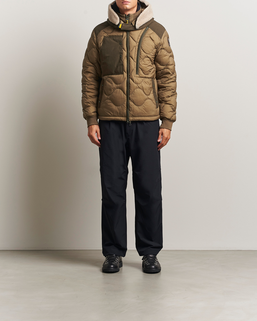 Herr | Jackor | Parajumpers | Akutan Union Down Jacket Earth/Deep Moss