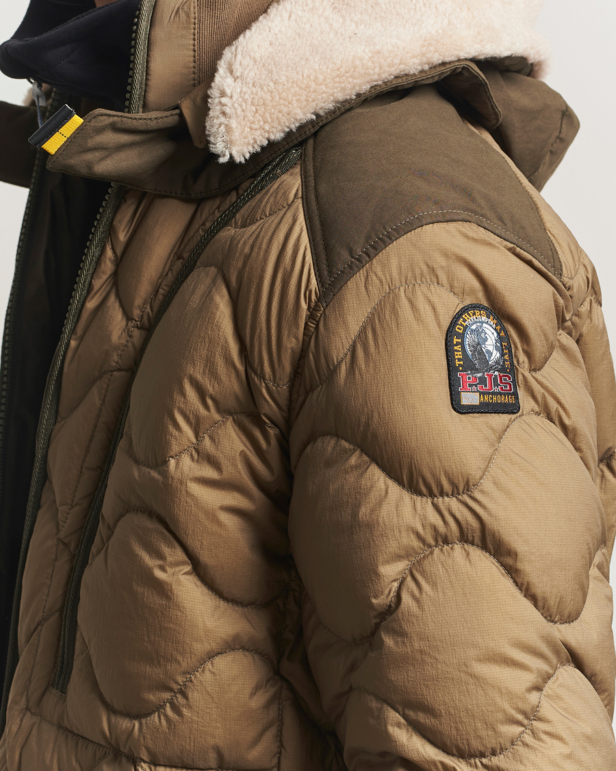 Herr | Jackor | Parajumpers | Akutan Union Down Jacket Earth/Deep Moss