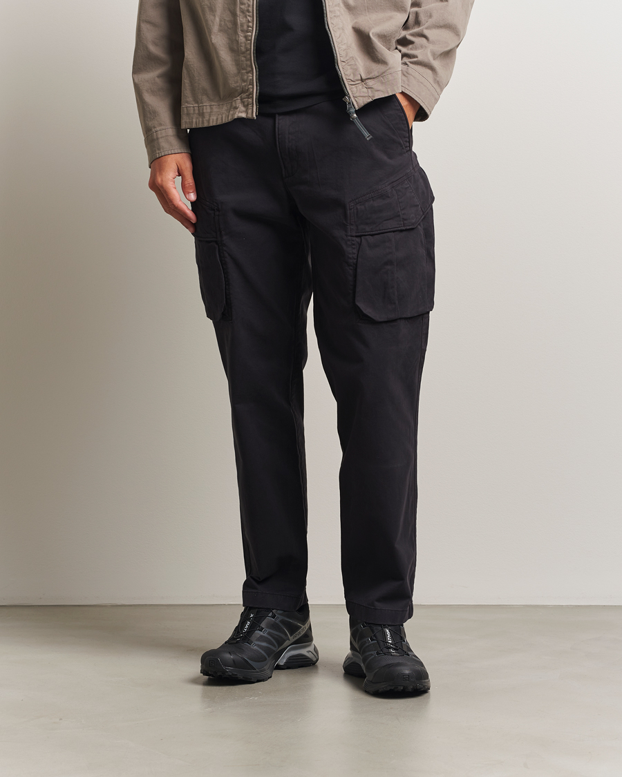 Herr | Byxor | Parajumpers | Edmund Garment Dyed Claimer Pants Black