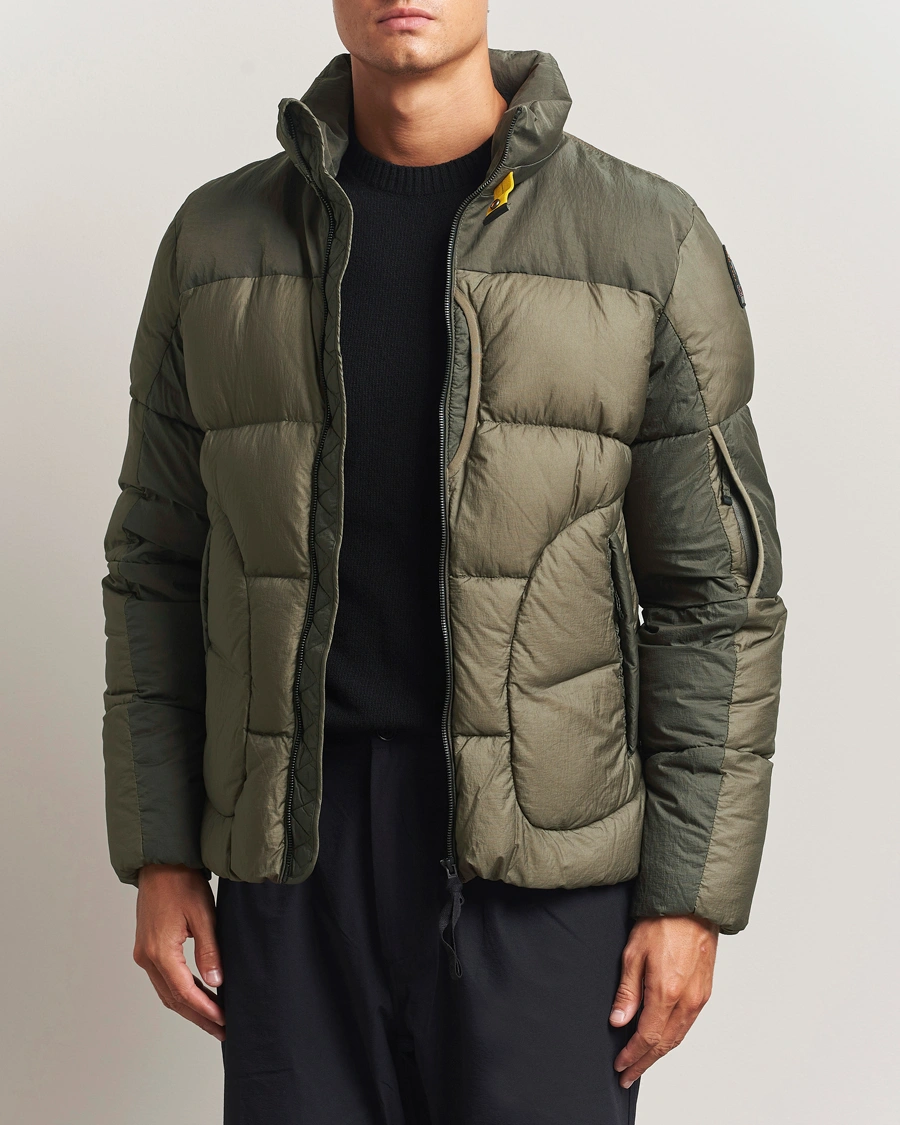 Herr | Jackor | Parajumpers | Yari Mountain Out Loud Down Jacket Olive Grey