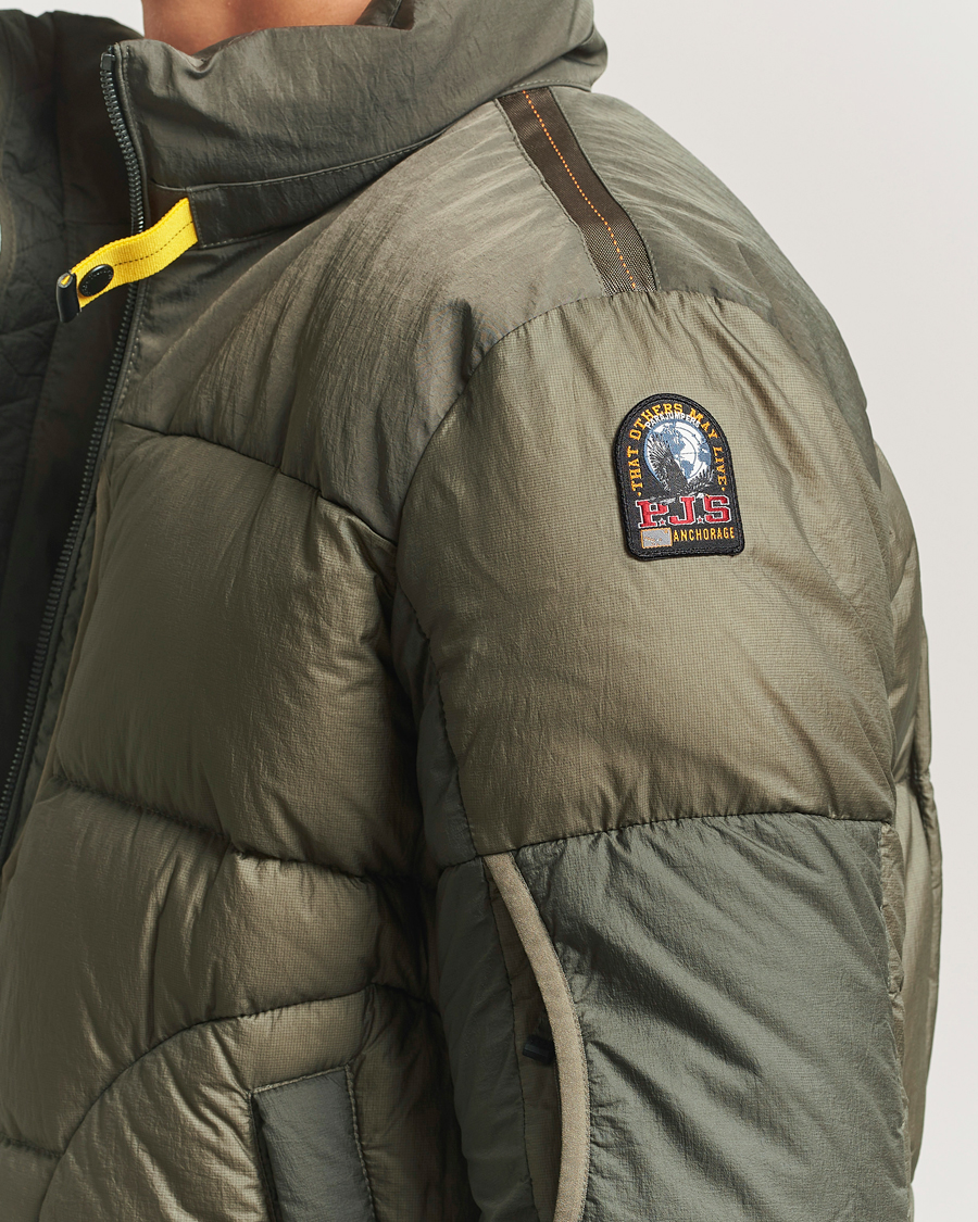 Herr | Jackor | Parajumpers | Yari Mountain Out Loud Down Jacket Olive Grey